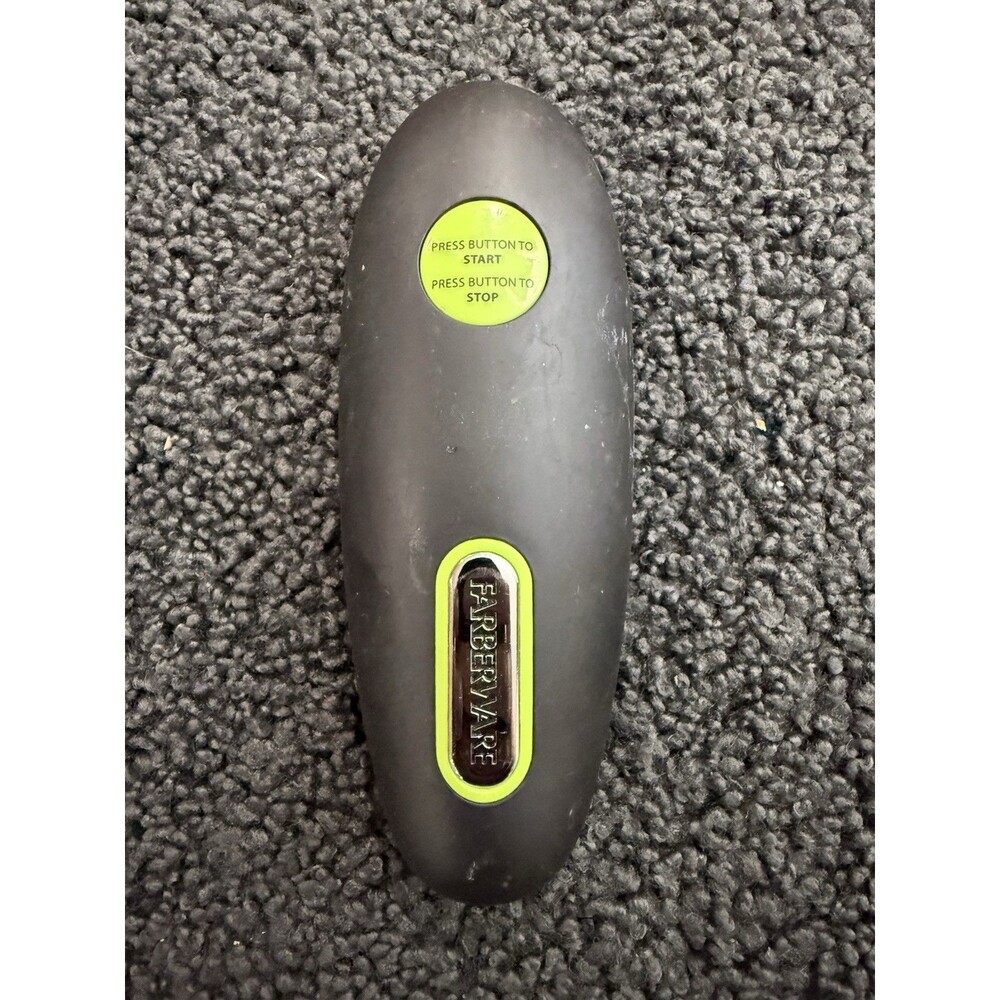 Farberware Hand Held Battery Operated Can Opener Black 2AA Batteries